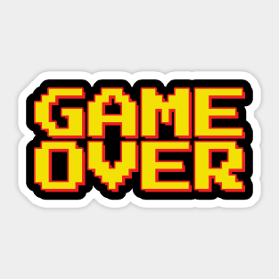 Game Over Dumb Money Sticker